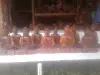 Product image 8 of the product “Seated Buddha made of wood in Abhaya Position - gesture of fearlessness, H.40 cm. 40 cm”